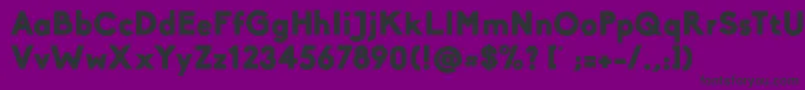 Więcej informacji o czcionce Biko Black Czcionka Biko Black – czarne czcionki na fioletowym tle