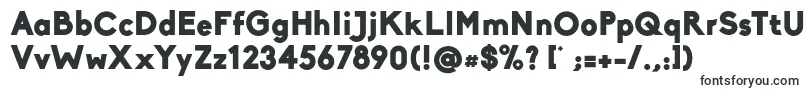 Шрифт Biko Black – крупные шрифты
