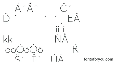 Biko Light Restricted font – slovak Fonts