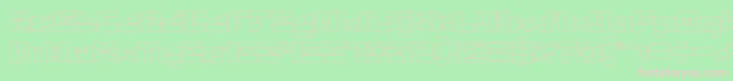 BILL GATES WINDOWS Font – Pink Fonts on Green Background