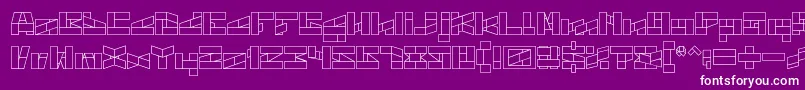 BILL GATES WINDOWS Font – White Fonts on Purple Background