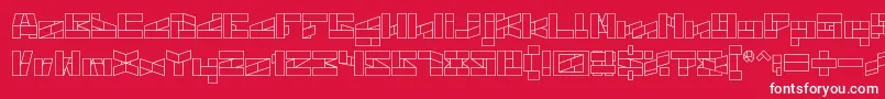 BILL GATES WINDOWS Font – White Fonts on Red Background