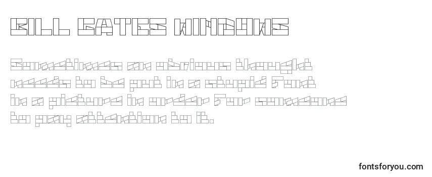 BILL GATES WINDOWS Font