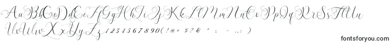 Шрифт Billaneiva – каллиграфические шрифты
