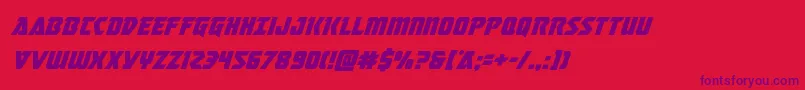 Подробнее о шрифте Masterbreakersuperital Шрифт Masterbreakersuperital – фиолетовые шрифты на красном фоне