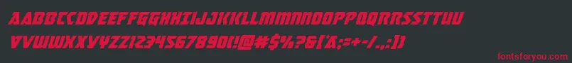 Masterbreakersuperital Font – Red Fonts on Black Background