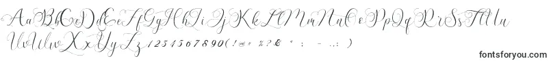 Billaneiva-fontti – Käsinkirjoitetut fontit