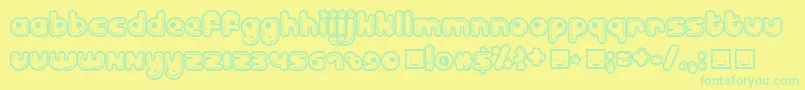 Weitere Informationen zur BILLD -Schriftart BILLD -Schriftart – Grüne Schriften auf gelbem Hintergrund