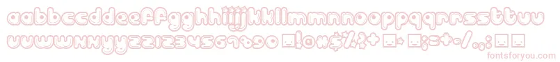 BILLD    Font – Pink Fonts on White Background