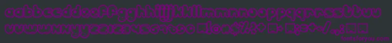 Weitere Informationen zur BILLD   -Schriftart BILLD   -Schriftart – Violette Schriften auf schwarzem Hintergrund