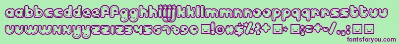 Подробнее о шрифте BILLD    Шрифт BILLD    – фиолетовые шрифты на зелёном фоне