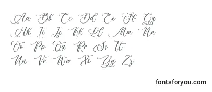 フォントBillion Calligraphy   Personal Use