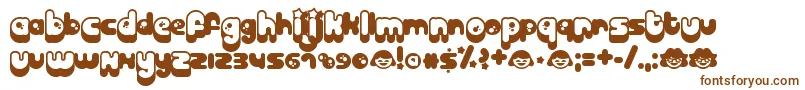 BILLO    Font – Brown Fonts on White Background