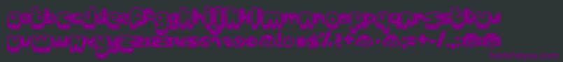 BILLO    Font – Purple Fonts on Black Background