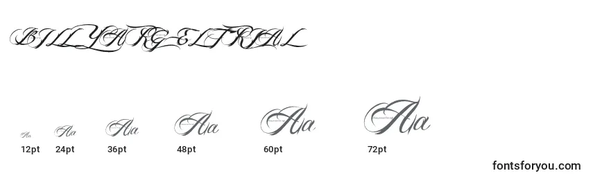 BILLY ARGEL TRIAL    Font Sizes