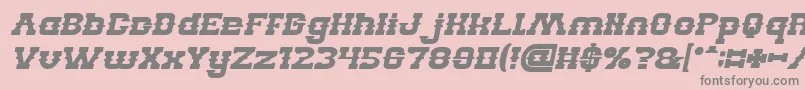 En savoir plus sur la police BILLY THE KID Bold Italic Police BILLY THE KID Bold Italic – polices grises sur fond rose