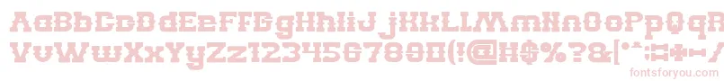 BILLY THE KID Bold-Schriftart – Rosa Schriften