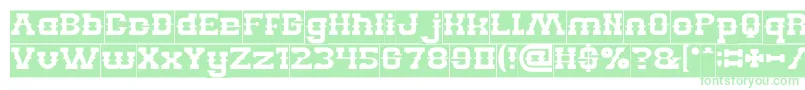 BILLY THE KID Inverse Font – Green Fonts
