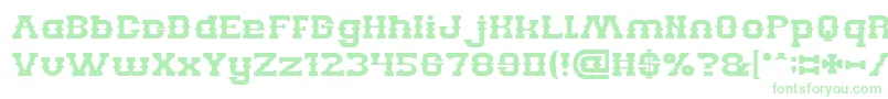 BILLY THE KID Font – Green Fonts on White Background