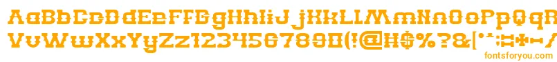 BILLY THE KID Font – Orange Fonts on White Background