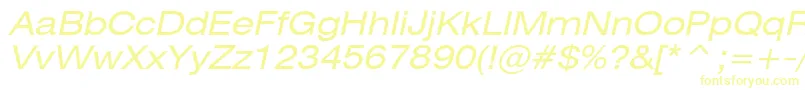 HeliosextItalic Font – Yellow Fonts