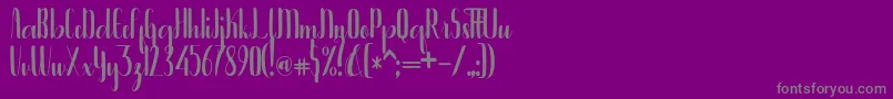 More about Bintanghu Font Bintanghu Font – Gray Fonts on Purple Background