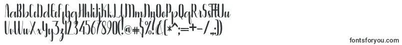 Шрифт Bintanghu – шрифты для ников