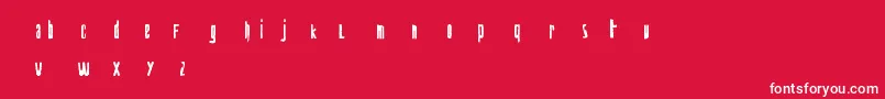 biohazard Font – White Fonts on Red Background