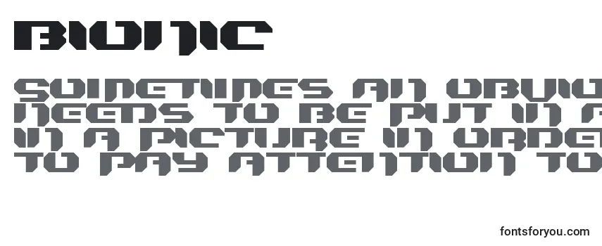 Bionic (121330) Font