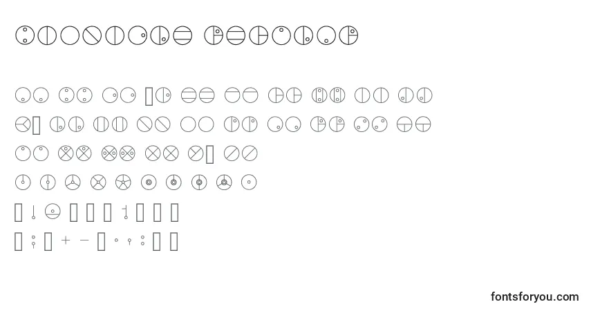 Schriftart Bionicle Regular – Alphabet, Zahlen, spezielle Symbole