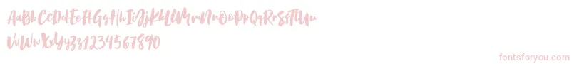 Birabella Script Font – Pink Fonts on White Background
