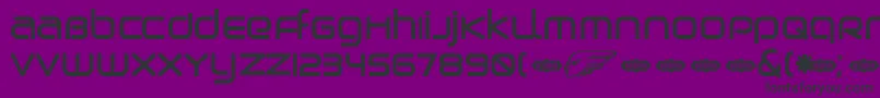 BIRDB    Font – Black Fonts on Purple Background