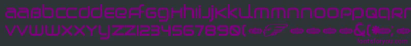 BIRDB    Font – Purple Fonts on Black Background