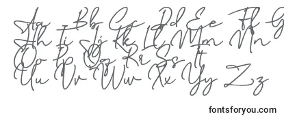 フォントBirmingham Signature DAFONT