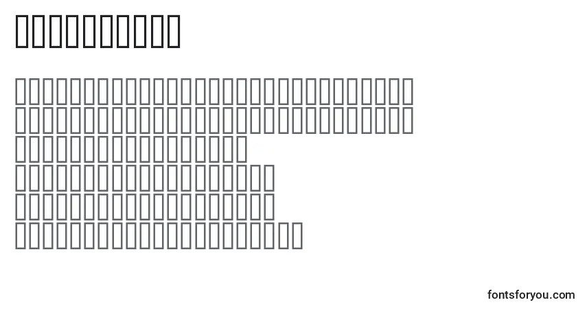 Schriftart Bitchcakes (121367) – Alphabet, Zahlen, spezielle Symbole