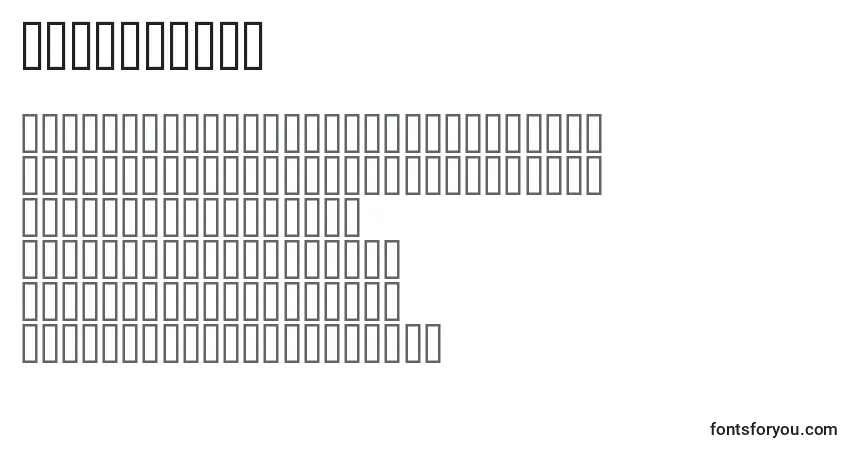 Bitchcakes (121367)-fontti – aakkoset, numerot, erikoismerkit