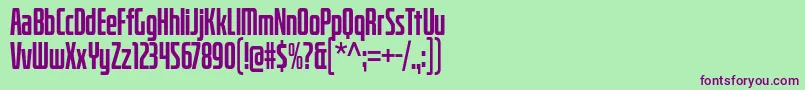 Шрифт bitcrusher condensed bd – фиолетовые шрифты на зелёном фоне