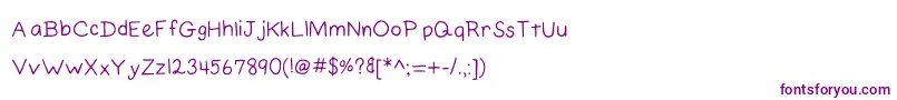 ElainesHandPrinting Font – Purple Fonts