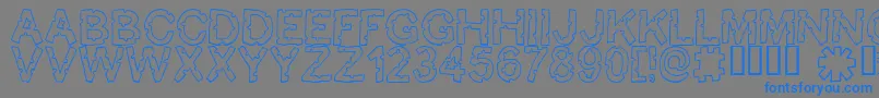 fuente BITEME – Fuentes Azules Sobre Fondo Gris