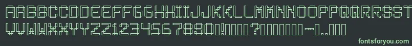 Bitless-fontti – vihreät fontit mustalla taustalla