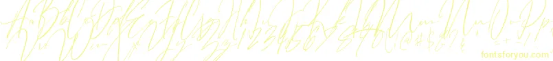Bitter Mind-Schriftart – Gelbe Schriften