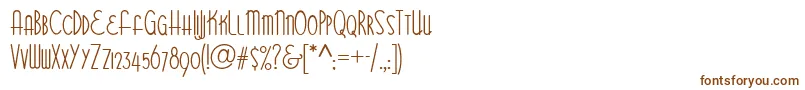 Bittersweet NF Font – Brown Fonts on White Background