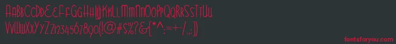 Bittersweet NF Font – Red Fonts on Black Background