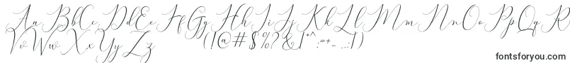 Шрифт Bitthai Script – каллиграфические шрифты