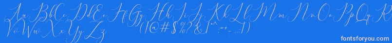 Lisätietoja Bitthai Script-fontista Bitthai Script-fontti – vaaleanpunaiset fontit sinisellä taustalla