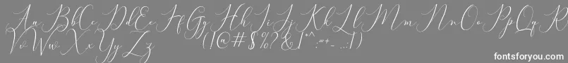 fuente Bitthai Script – Fuentes Blancas Sobre Fondo Gris