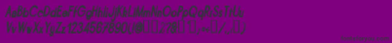 BITUNI   Font – Black Fonts on Purple Background