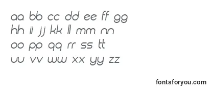 Schriftart Biysk Italic