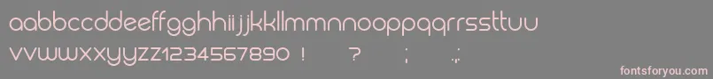 Biysk Font – Pink Fonts on Gray Background