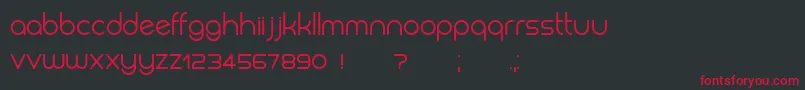 Biysk Font – Red Fonts on Black Background